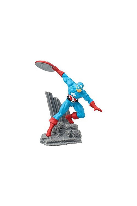 Action Figure - Marvel - Diorama Captain America 2.75" New Licensed 68001
