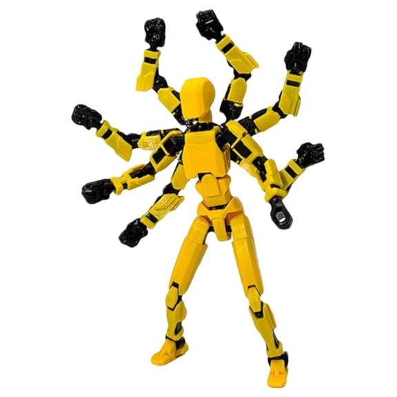 Action Figure Model|Cartoon Full Body Character with Eight Arms|Fans and Collectors Action Figure To
