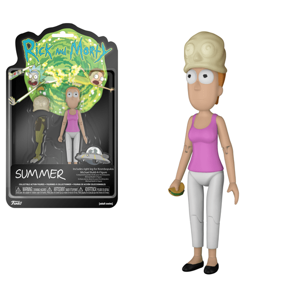 Action Figure: Rick & Morty - Summer w/ Weird Hat