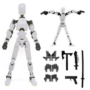 Action Figure, Robot Action Figures,Funny 3D Printed Multi Jointed Action Figures Action Figure Desktop Decorations Game Gifts for Adult