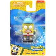 Action Figure   Robot Sea Sponge Character with Mechanical Armor