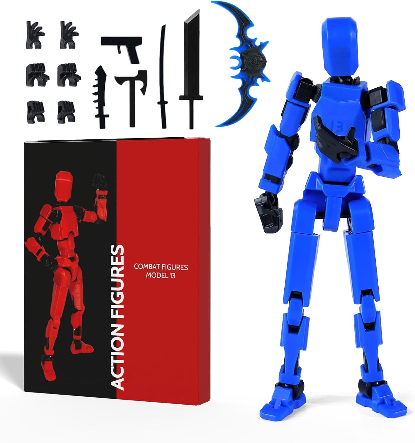 Action Figure Set, Model 13 Action Figure Multi-Jointed Movable,Gift ...
