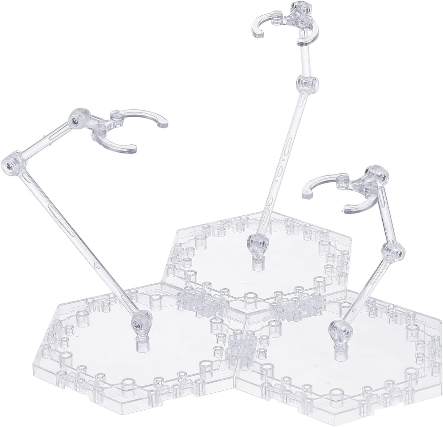 Action Figure Stand Gundam Stand 3 Person Fight Assembled Action Figure