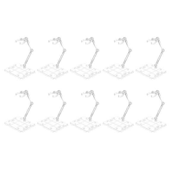 Action Figure Stands 2.9 x 3.7 Inch Single Display Holder Base for Model Display 18 Pcs