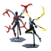 Action Figures,Action Figure Set with Flexible Joints and Accessories Perfect for Collectors and Kids 2 Pack