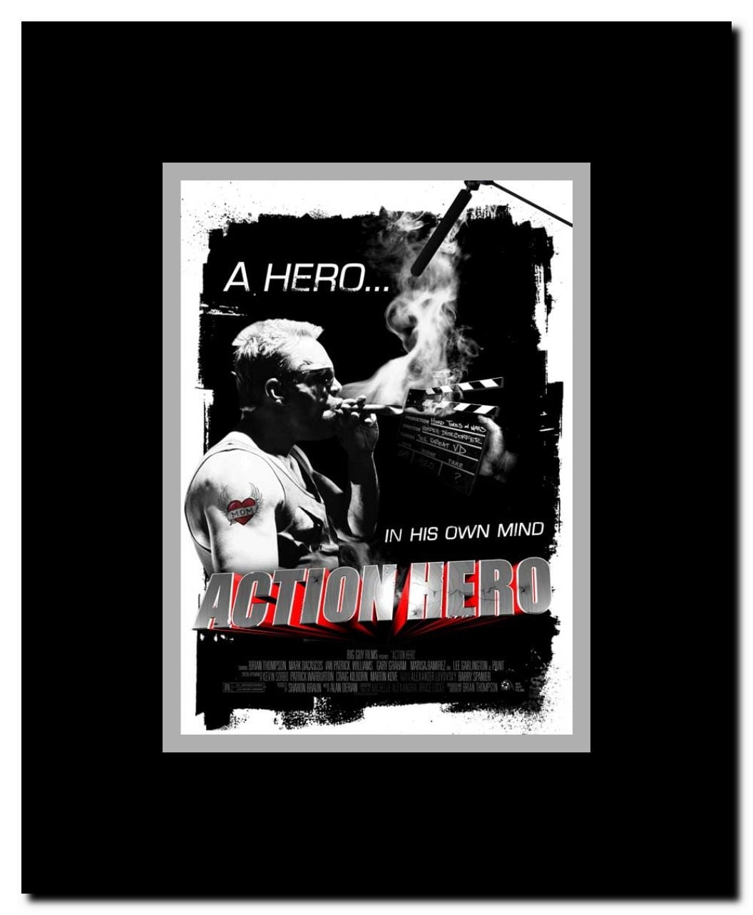 Action Hero Framed Movie Poster
