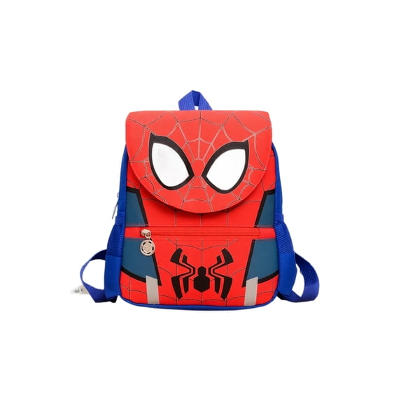 Action Hero Style Cartoon Backpack for Schooling Multi Compartment Rucksack Large Capacity Student Bag Comic Themed Outdoor Daypack Patterned Bookbag
