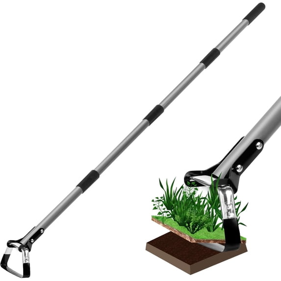 Action Hoe for Weeding Stirrup Tools Garden with Adjustable 36-66 Inch ...