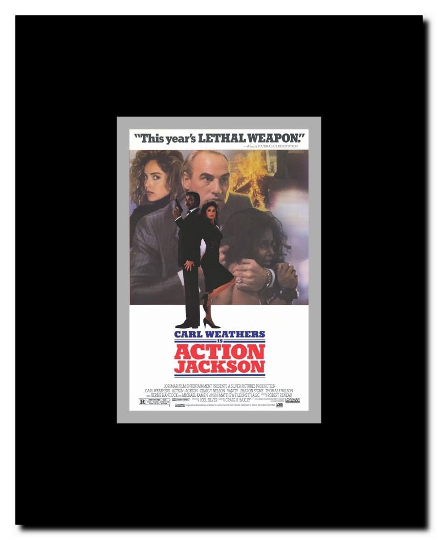 Action Jackson Framed Movie Poster
