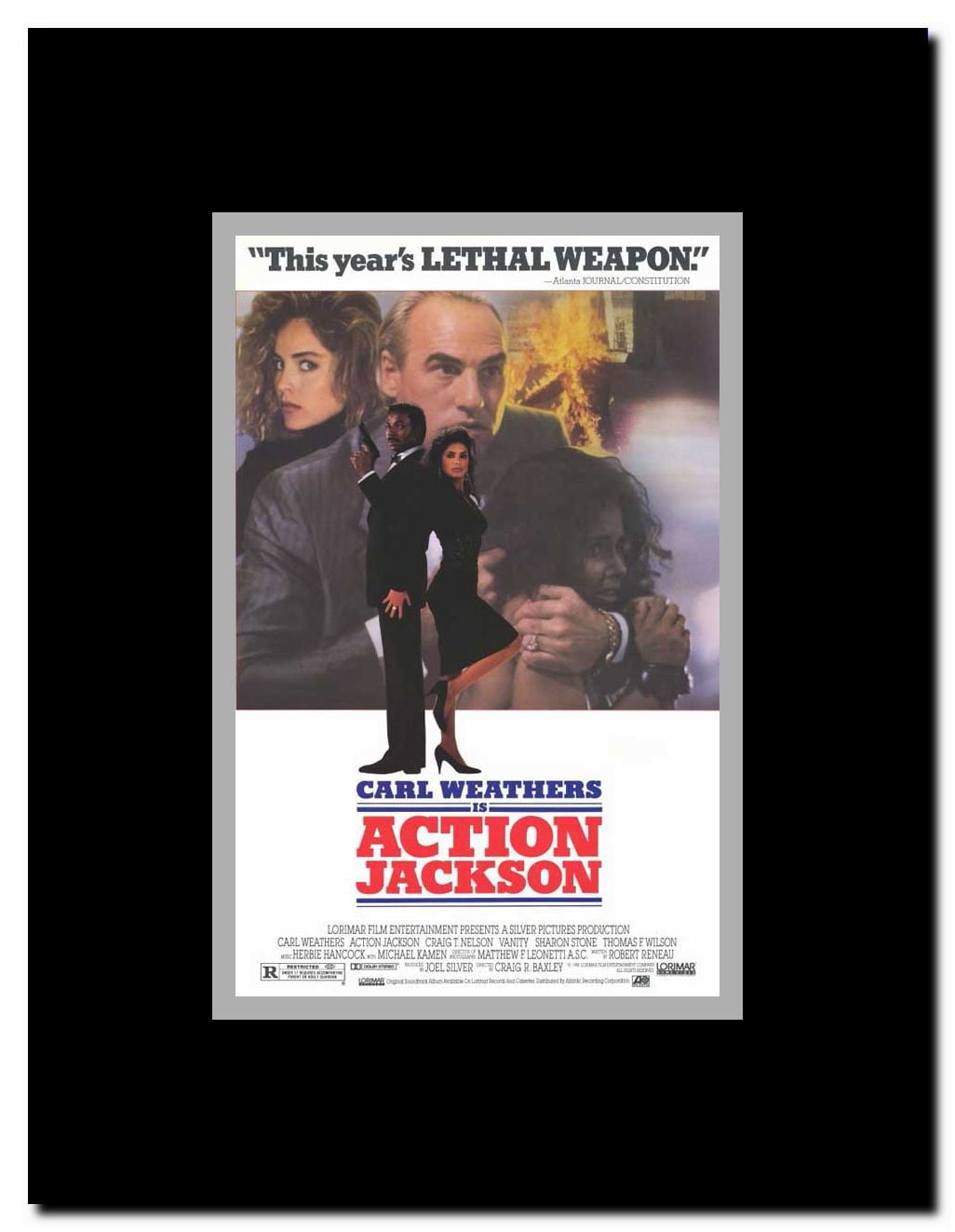 Action Jackson Framed Movie Poster