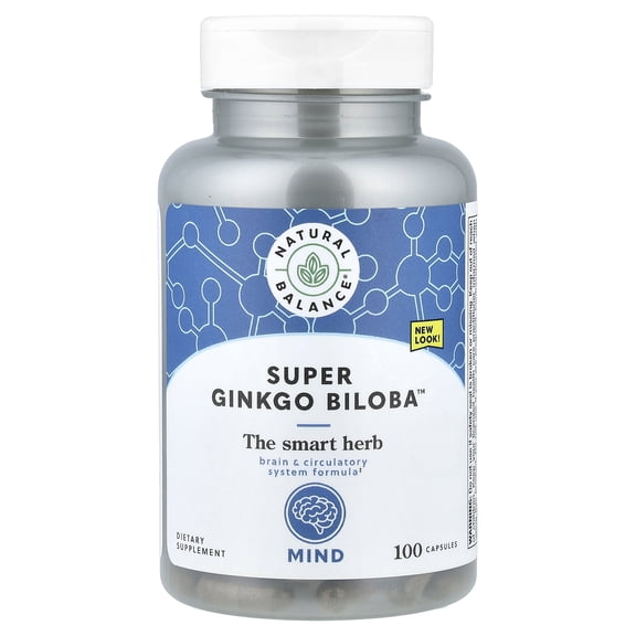 Action Labs Super Ginkgo Biloba Plus Gotu Kola Capsules, 100 Ct