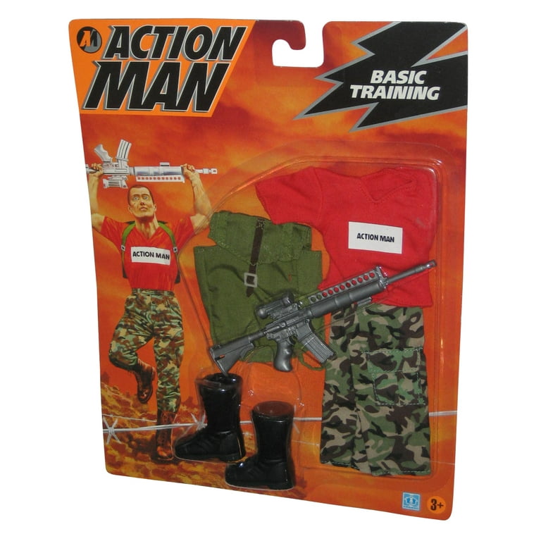 Action Man Figure Basic Training 1993 Hasbro Weapons Accessories