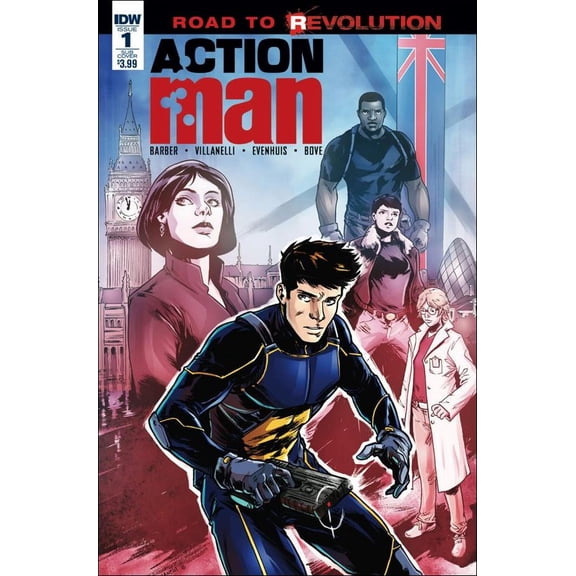Action Man (IDW) #1A VF ; IDW Comic Book