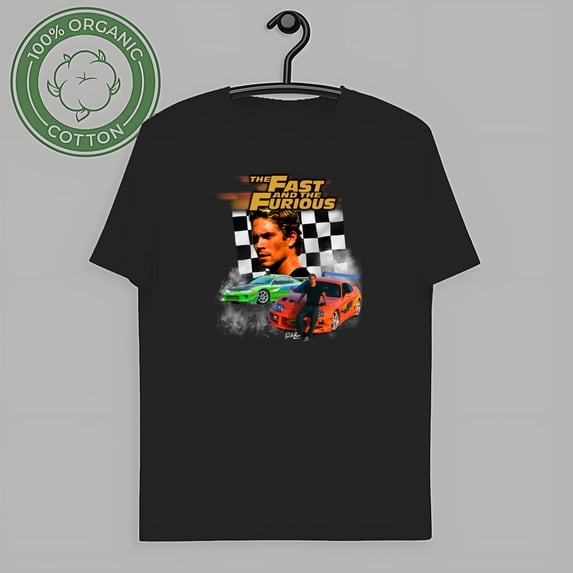 Action Movie F&F Graphic Tee - Tribute Racing Car Design Shirt ...