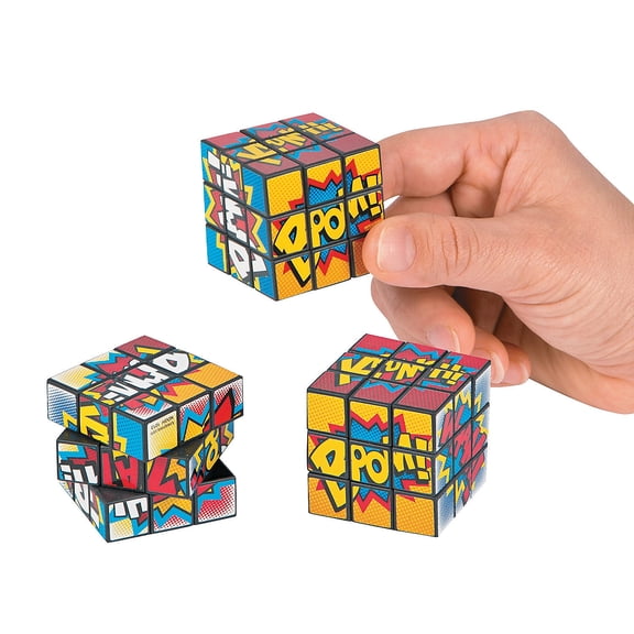 Action Packed Mini Magic Cube (1Pc/Pb) - Party Favors - 12 Pieces