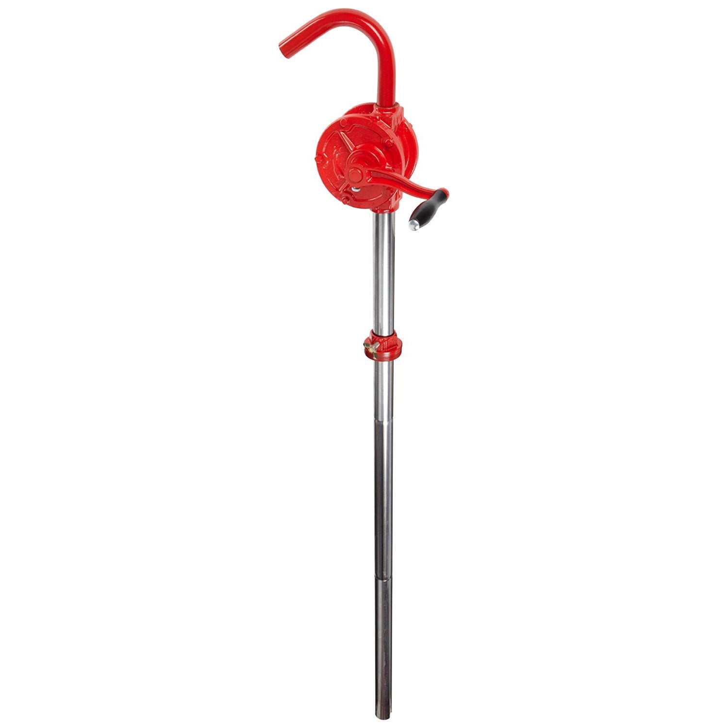Heavy Duty Red Cast Iron Rotary Drum Pump with Steel Tubes