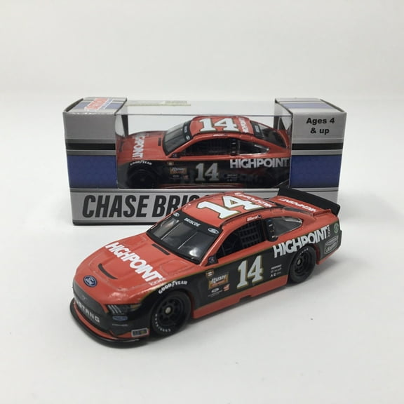 Action Racing Chase Briscoe 2021 #14 Highpoint.com Throwback 1:64 Regular Paint Die-Cast Ford Mustang