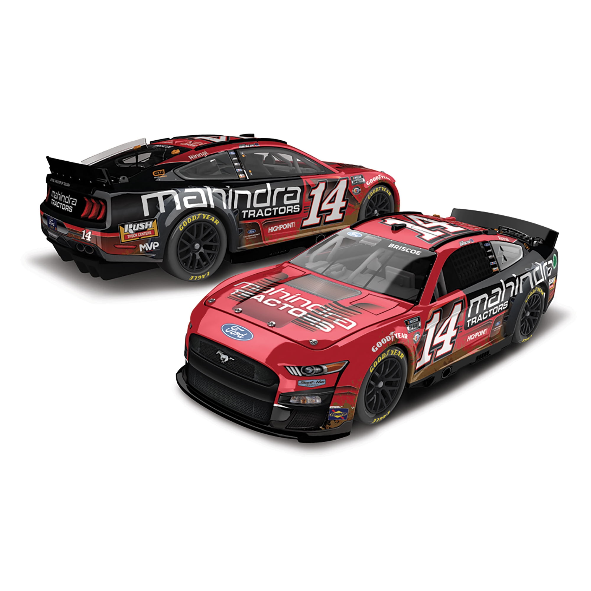 Modèle Réduit FORD MUSTANG NASCAR 2023 - Échelle 1:64 - Chase Briscoe MAHINDRA - Diecast