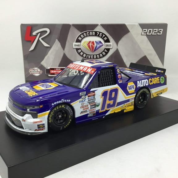 Action Racing Christian Eckes 2023 #19 NAPA NASCAR CRAFTSMEN Truck Series Fr8 208 Race Winner 1:24 Die-Cast Chevrolet