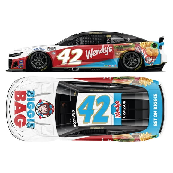 Noah Gragson 2023 Wendy's Biggie Bag 1:64 Diecast