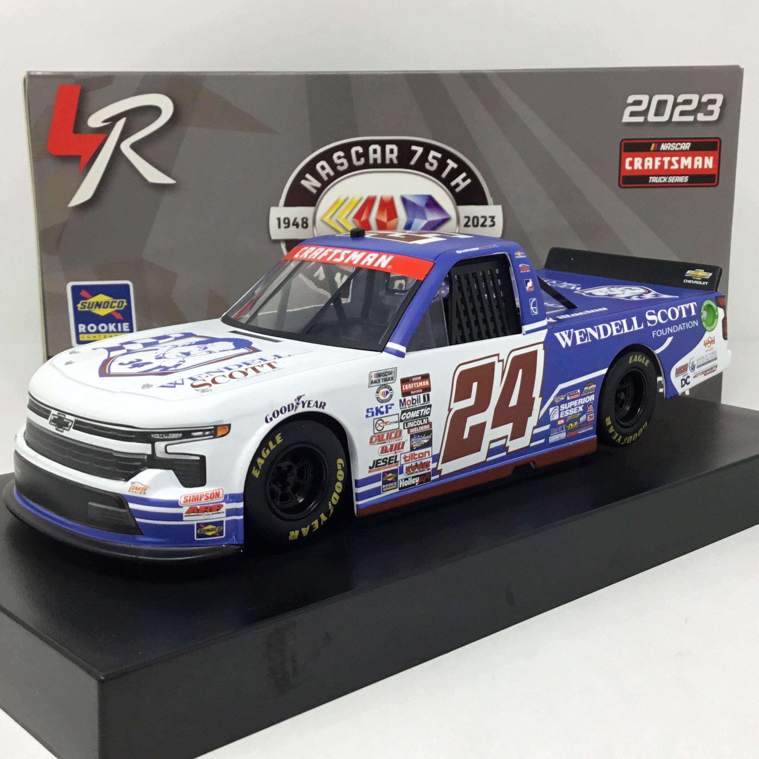 Action Racing Rajah Caruth 2023 #24 Wendell Scott Foundation