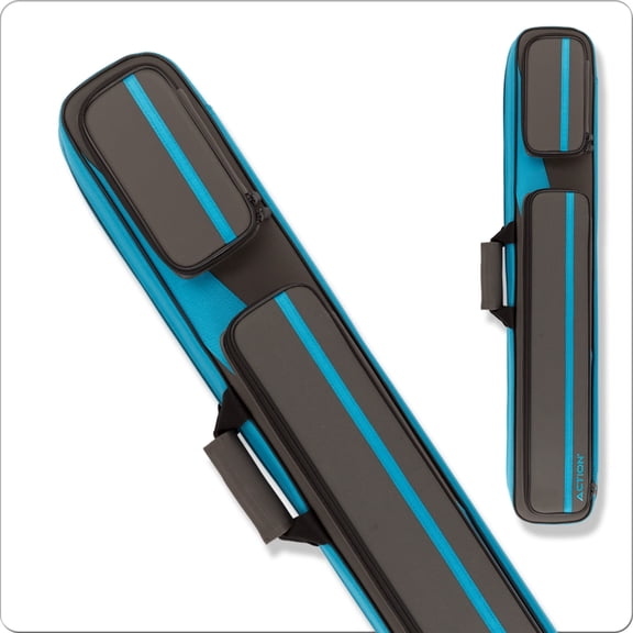 Action ACSC12 3x5 Sport Blue Soft Pool Cue Case Billiard Stick Bag Billiards Cues