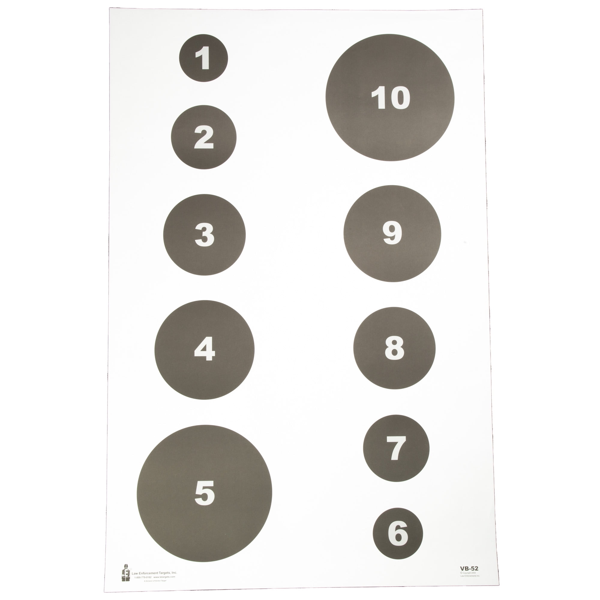 ACTION Target CIR COMMAND TRNG 100 Pack