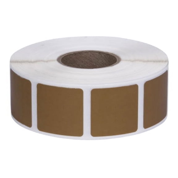 ACTION TARGET INC Target Pasters, Cardboard Adhesive Paper Squares, 7/8 in, 1000 per Roll, PASTCB