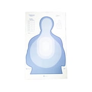 Action Target US Dept. of the Treasury Transitional Target II, Blue and White, 24.5" x 40"