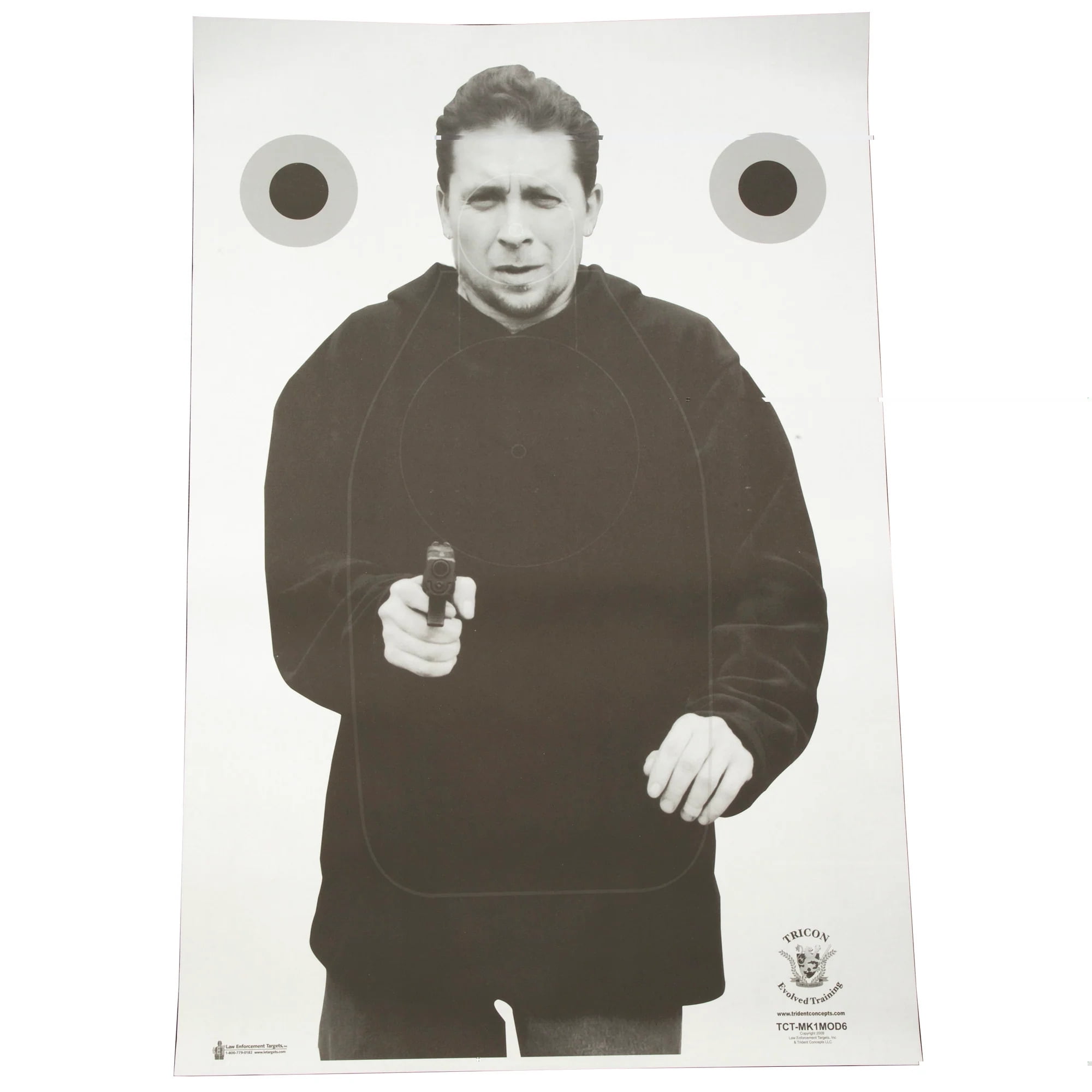 Action Target Tridents Concepts Target Version 6, Training Target, Blac