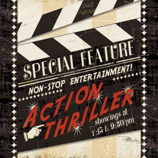 Action Thriller Canvas Art - Pela Studio (24 x 24)