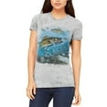 thumbnail image 1 of Action Walleye Fishing Juniors Soft T Shirt Soft Green Triblend X-LG, 1 of 1
