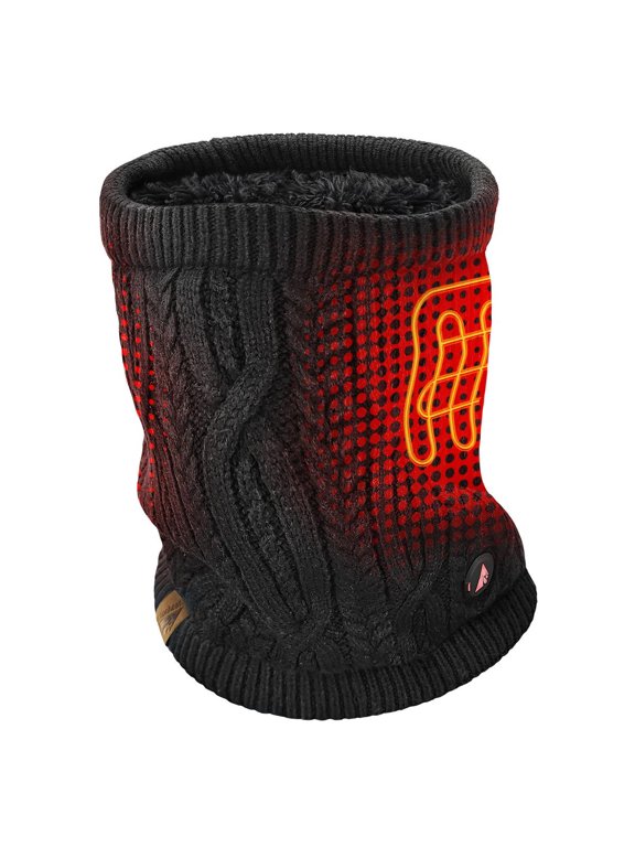 5V Battery Cable Knit Heated Neck Gaiter