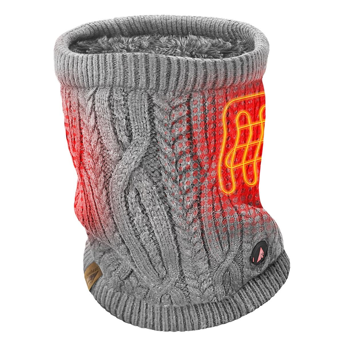 ActionHeat 5V Battery Heated Cable Knit Neck Gaiter