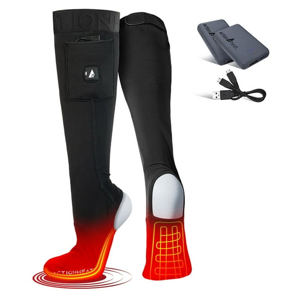 ActionHeat 5V Battery Heated Sock Covers L/XL