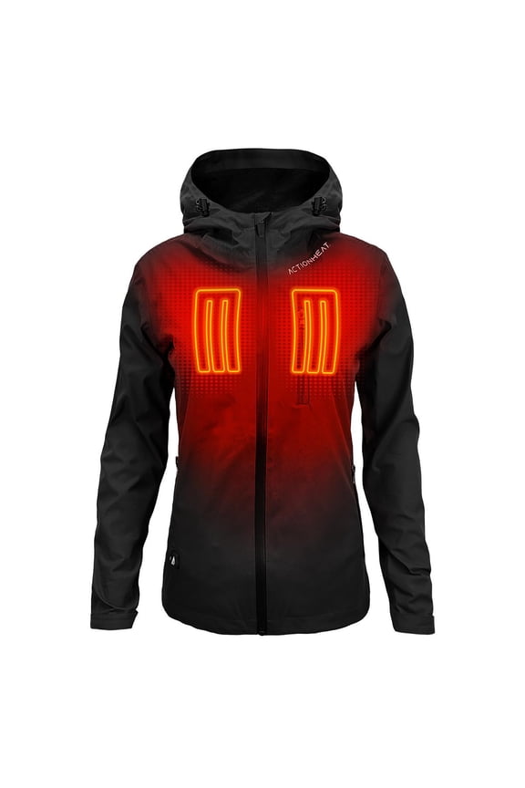 5V Women's Battery Heated Rain Jacket XXL