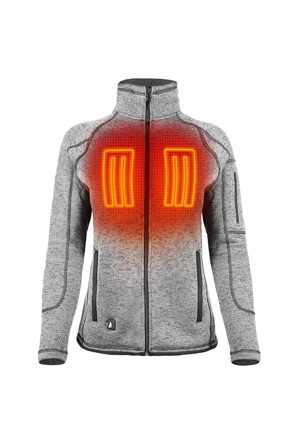 5V Women's Battery Heated Sweater Jacket