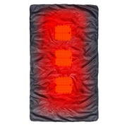 ActionHeat 7V Battery Heated Synthetic Throw Blanket, Grey