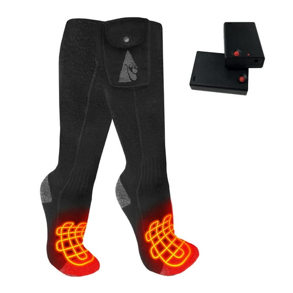 ActionHeat AA Classic Battery Heated Socks L/XL