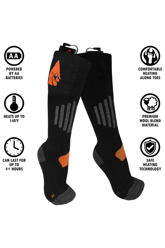 AA Wool Battery Heated Socks - Replacement Socks Only L/XL