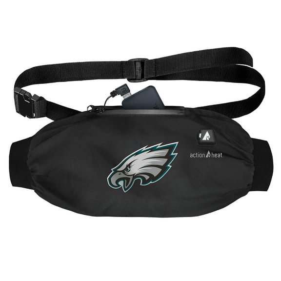 ActionHeat Black Philadelphia Eagles 5V Battery Heated Hand Muff