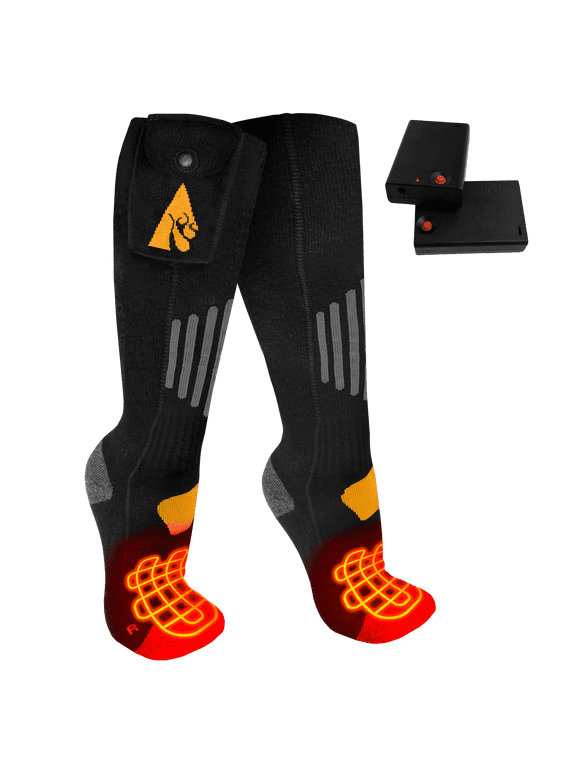 Cotton AA Battery Unisex Heated Socks