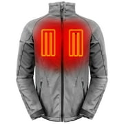 ACTIONHEAT Men's 5V Battery Heated Softshell Jacket-Navy