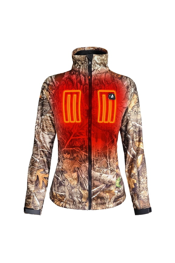 Women's 5V Real Tree Camo Heated Jacket