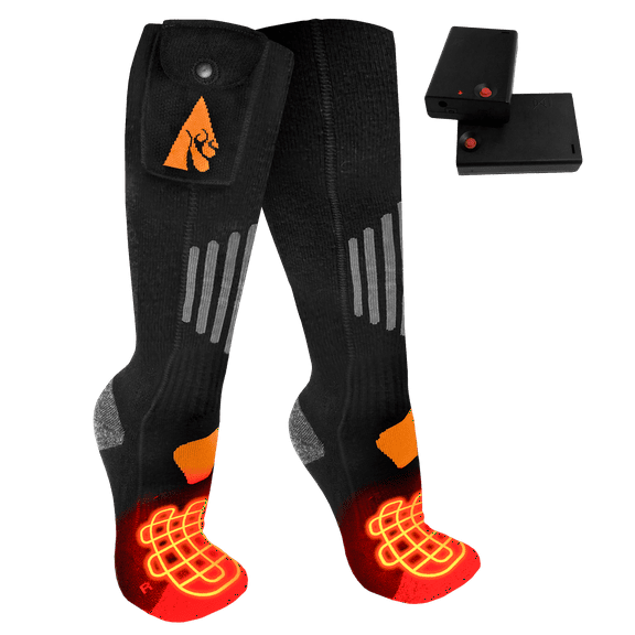 ActionHeat Wool AA Battery Heated Socks