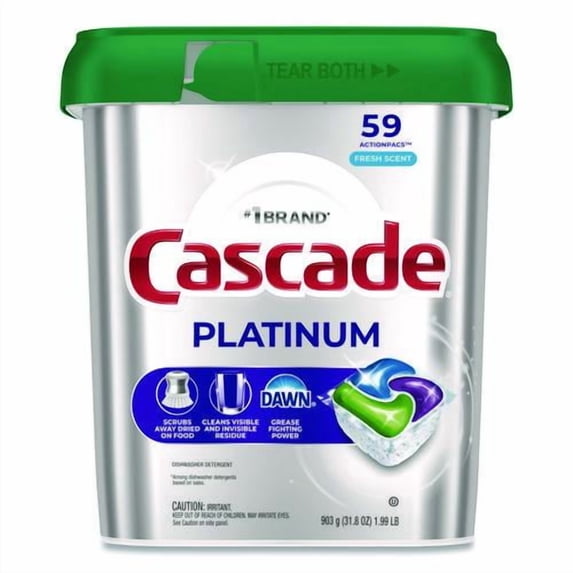 ActionPacs, Fresh Scent, 31.8 oz Tub, 59 Pacs/Tub | Bundle of 2