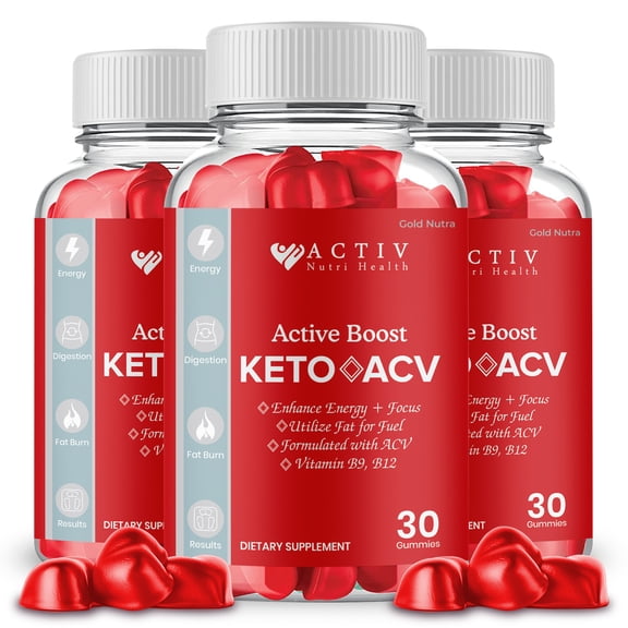 Activ Boost Keto ACV Gummies, Activ Boost Keto, Activ Keto + ACV Gummies Active Keto Gummies Gummy  (3 
Pack)