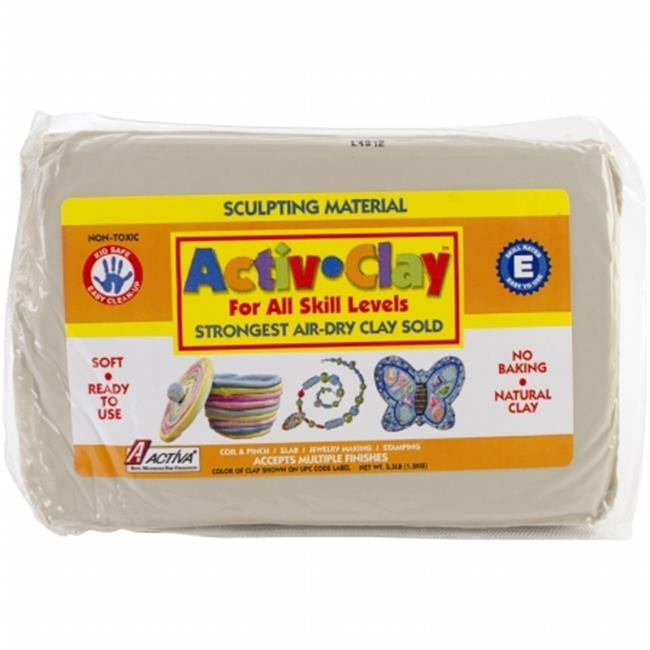 Activ-Clay Air Dry 3.3lb-White