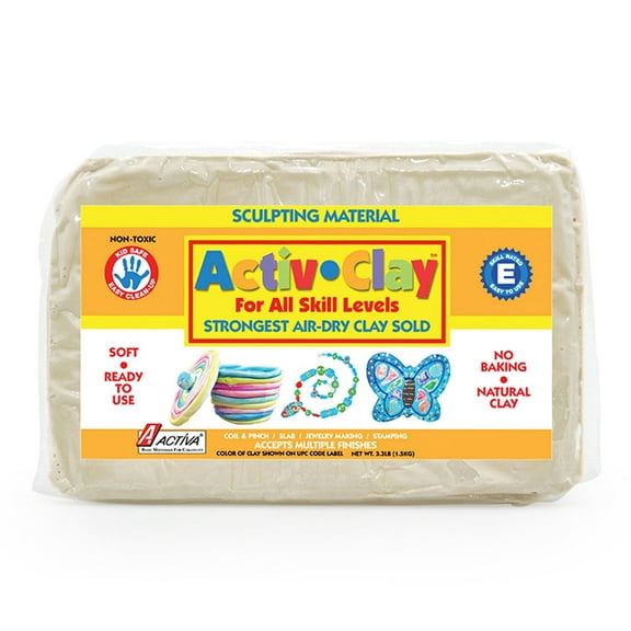 Activ-Clay Air Dry Clay, 3.3 lbs.