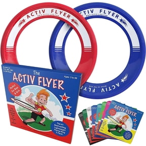 Activ Life Flying Discs for Kids Set of 2 Disc Beach Toys Outdoor Sports Blue Red